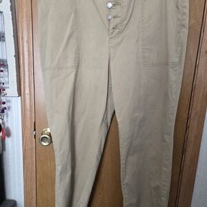 Maurices Tan Straight Leg Pants